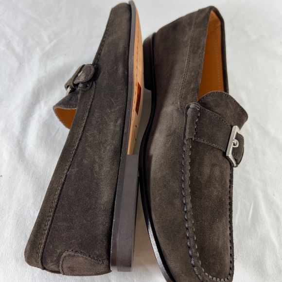 TOD'S Pellame Brown Suede Buckle Loafers Made in Italy Marked as 7-8.5US - Picture 7 of 12